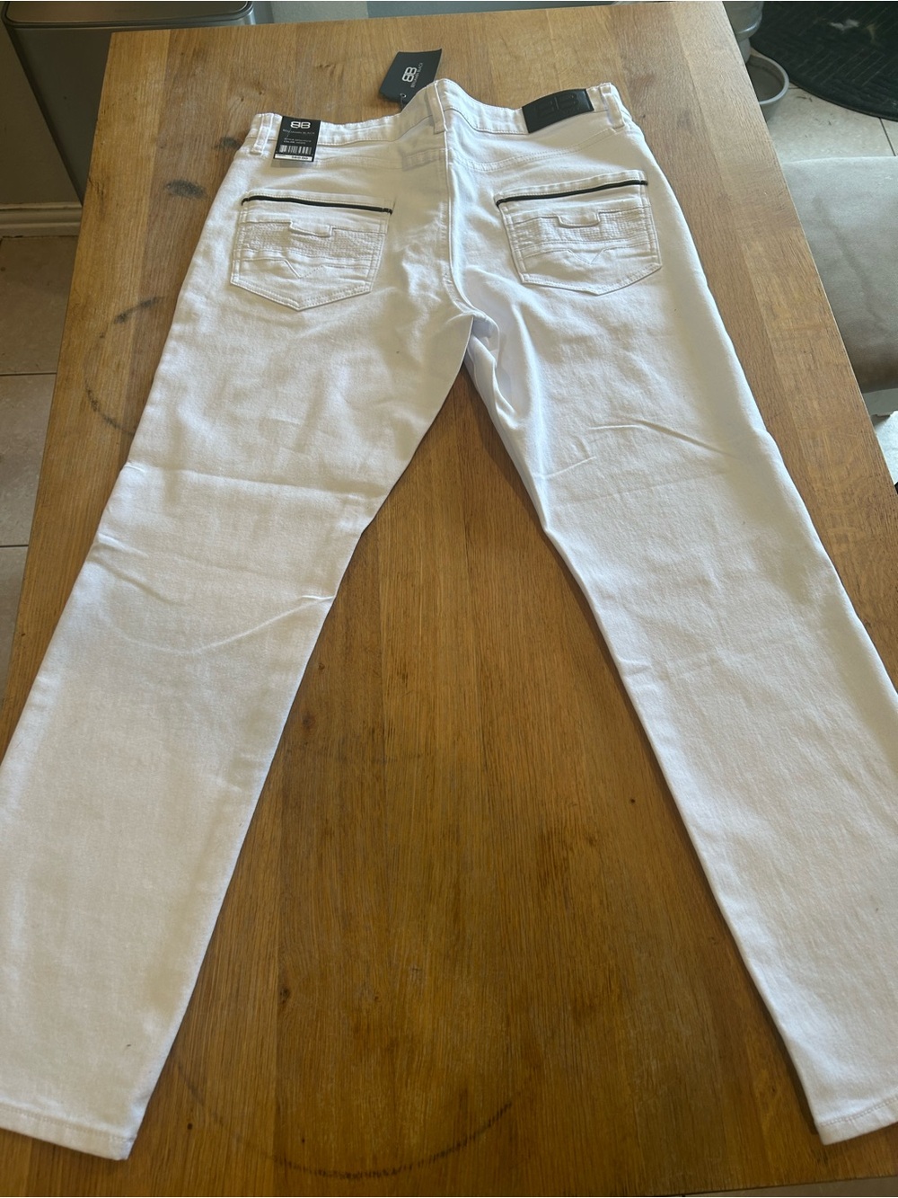 Men's White Slim Fit Jeans